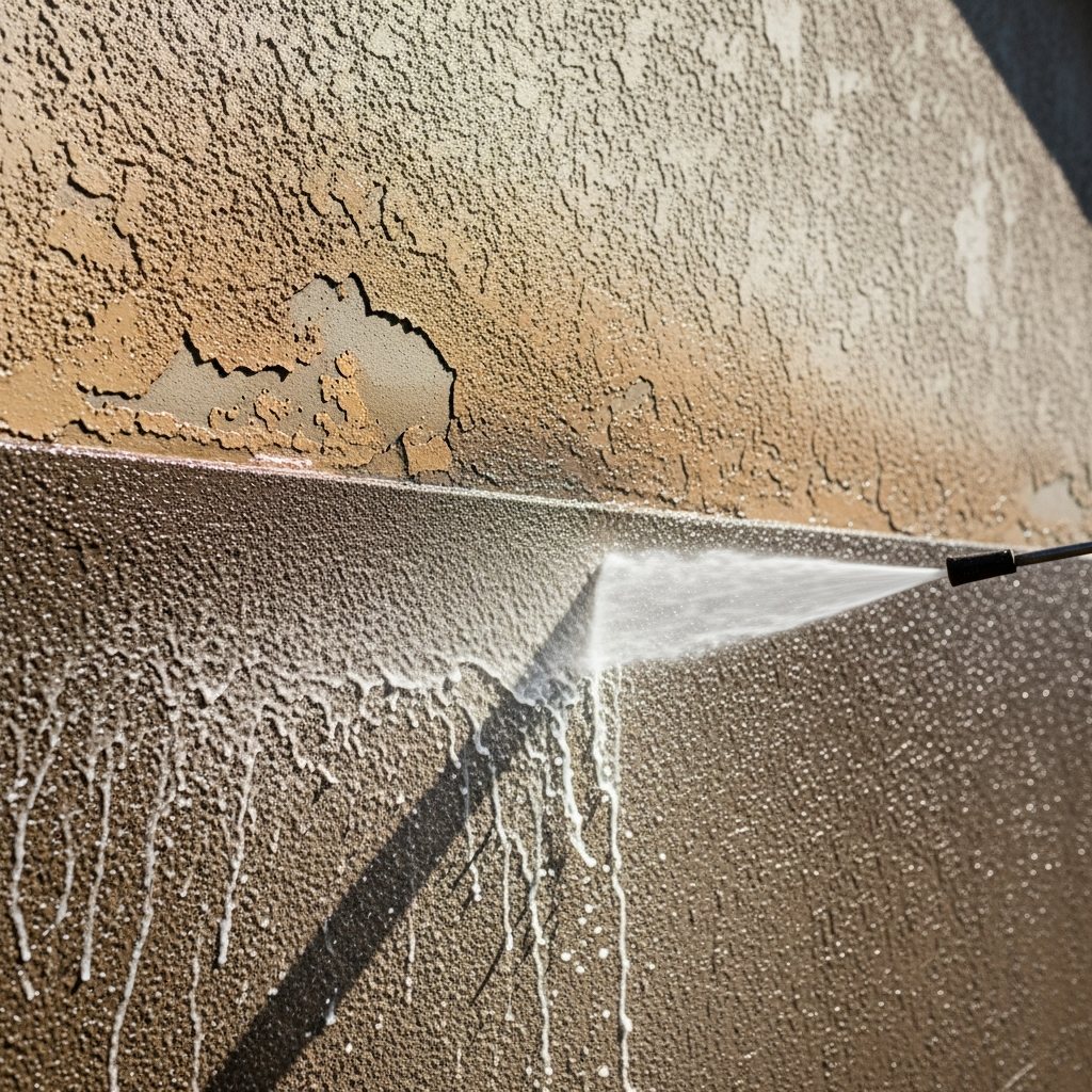 Pressure washing and prep